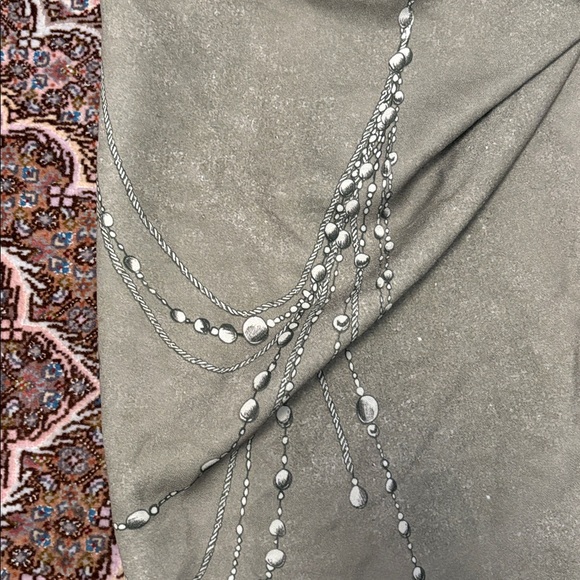 Zara Olive Long Sleeve Dress - Picture 4 of 8